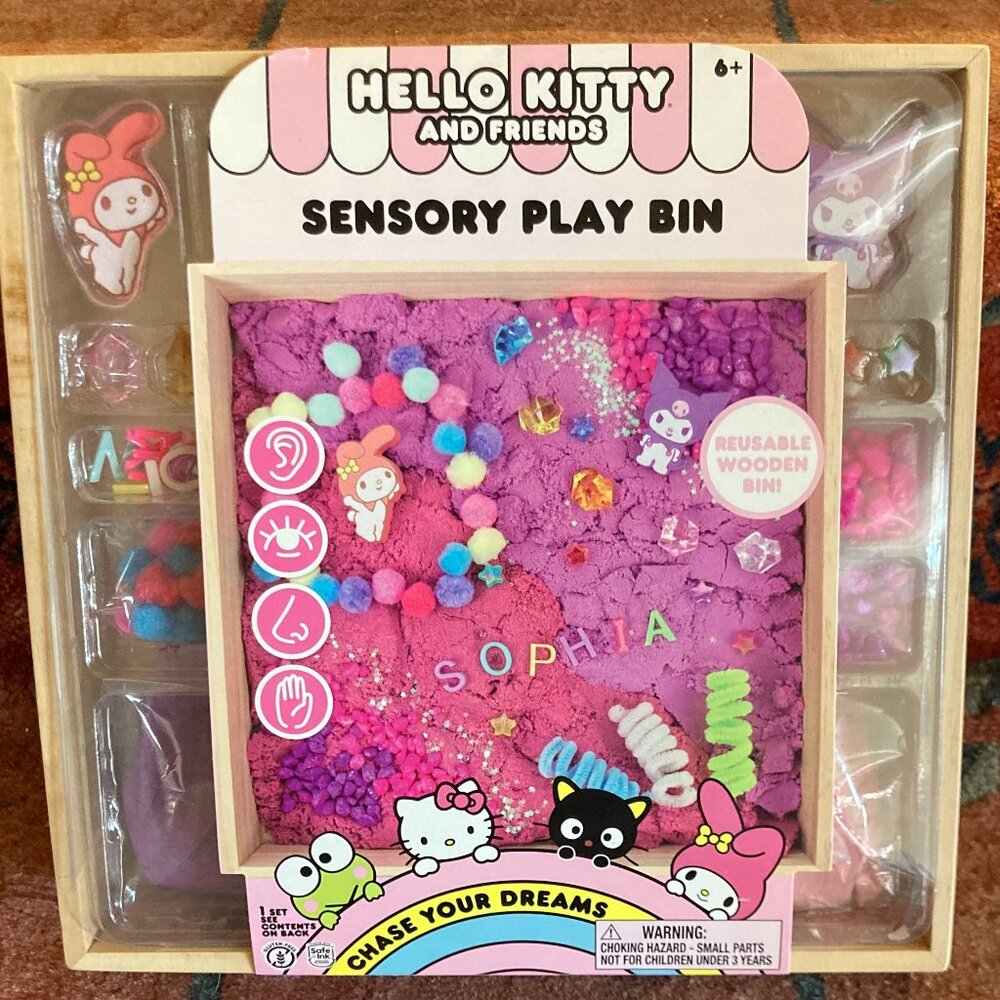 HELLO KITTY AND FRIENDS SENSORY PLAY BIN